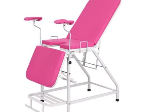 steel gynecological examination bed