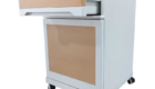 abs plastic steel bedside cabinet