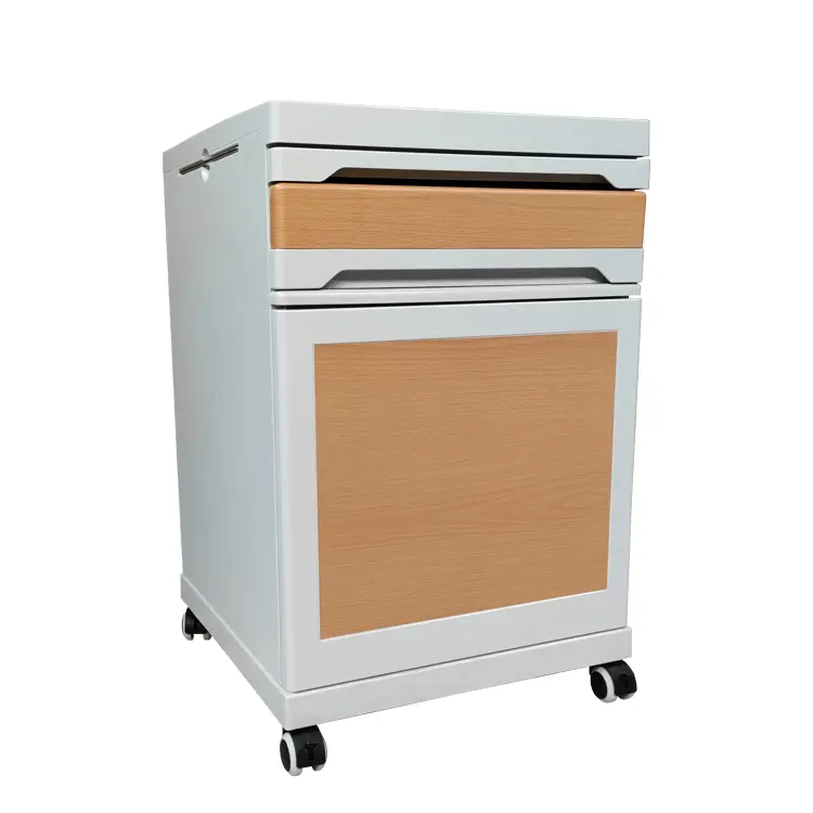 abs plastic steel bedside cabinet