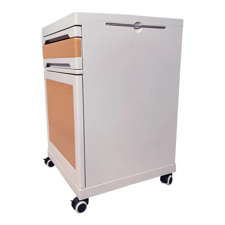 abs plastic steel bedside cabinet