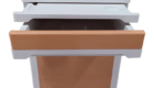 abs plastic steel bedside cabinet