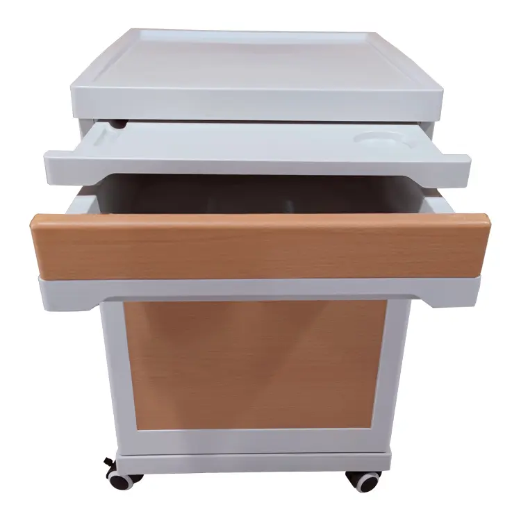 abs plastic steel bedside cabinet