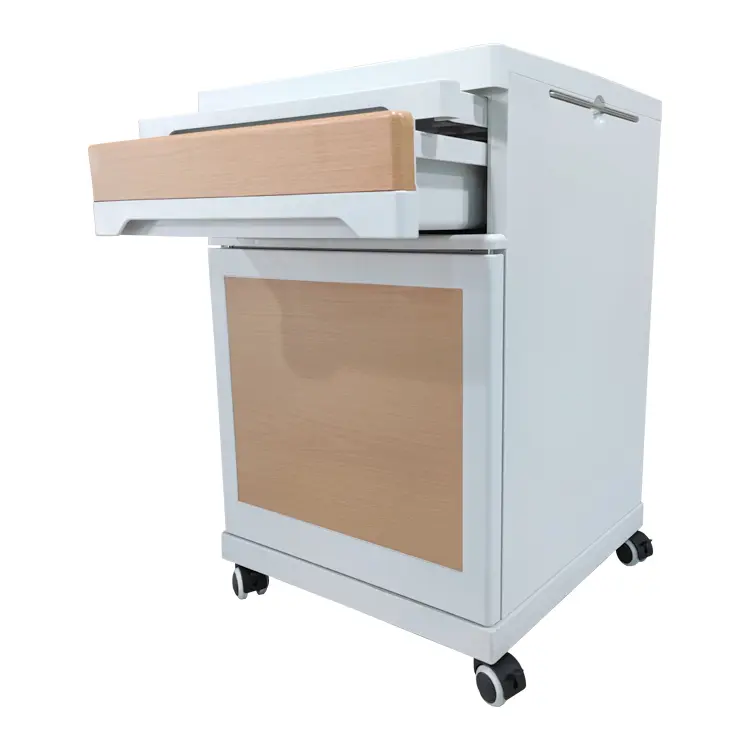abs plastic steel bedside cabinet
