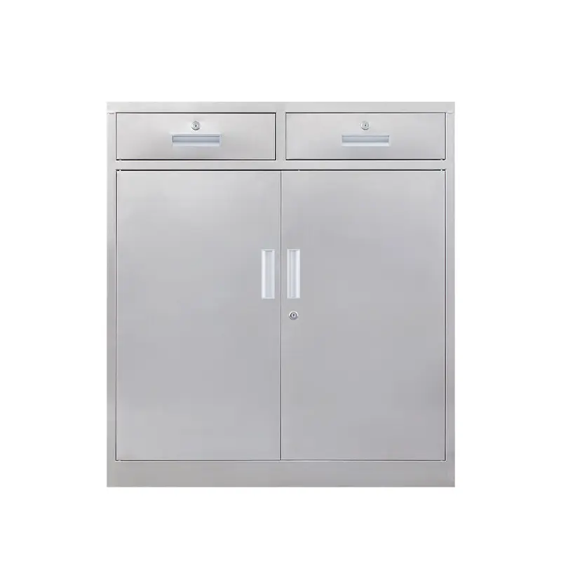 stainless steel hospital bedside cabinet