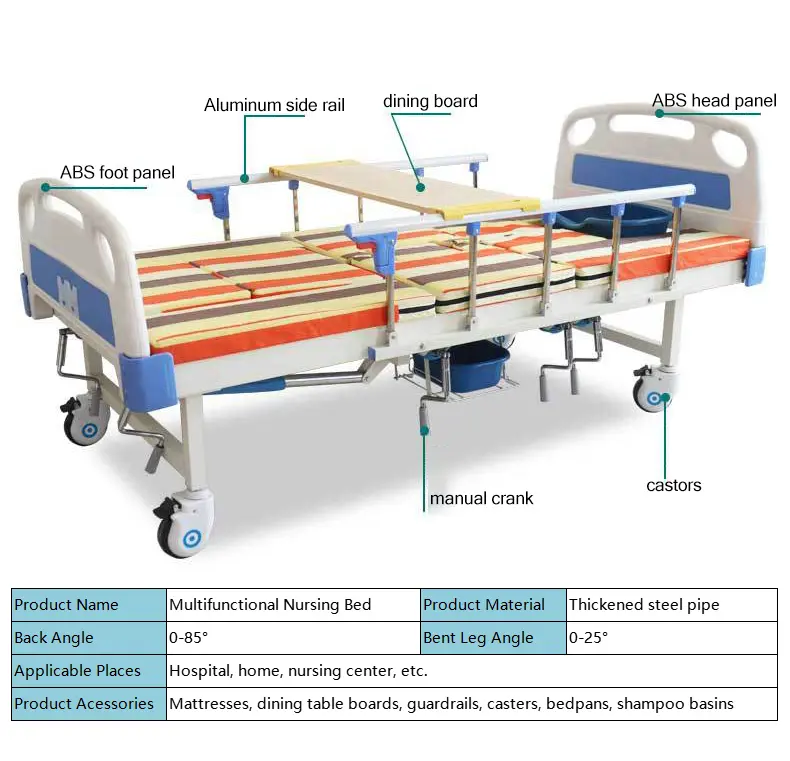 manual home care bed